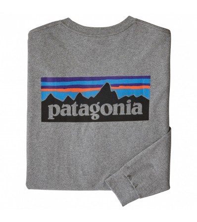 Bluse Patagonia Long-Sleeved P-6 Logo Responsibili-Tee M's