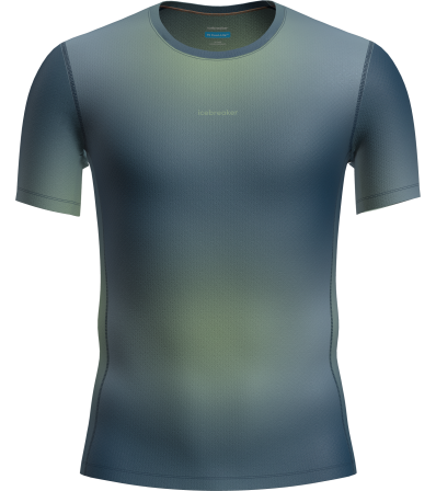 Icebreaker Merino Blend 75 Cool-Lite Featherlight SS Crewe AOP M's
