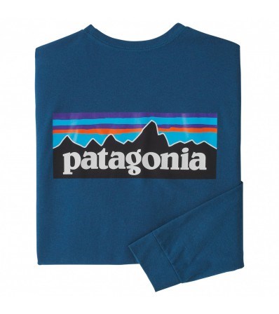 Bluse Patagonia Long-Sleeved P-6 Logo Responsibili-Tee M's