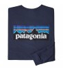 Bluse Patagonia Long-Sleeved P-6 Logo Responsibili-Tee M's