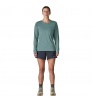 Patagonia Long Sleeved Capilene Cool Daily Shirt - Boardshort Logo W's